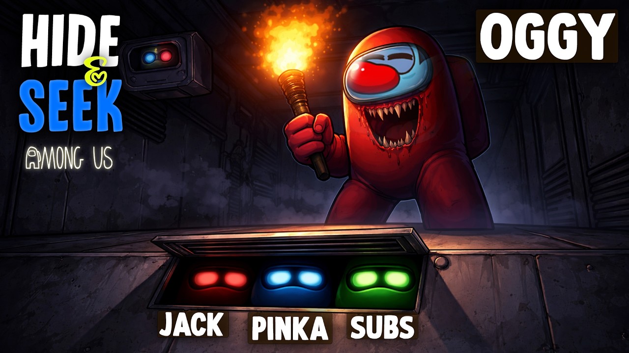 When SUBSCRIBERS Are VERY FUNNY In HIDE AND SEEK Among Us With Oggy And Jack 😂😂😂
