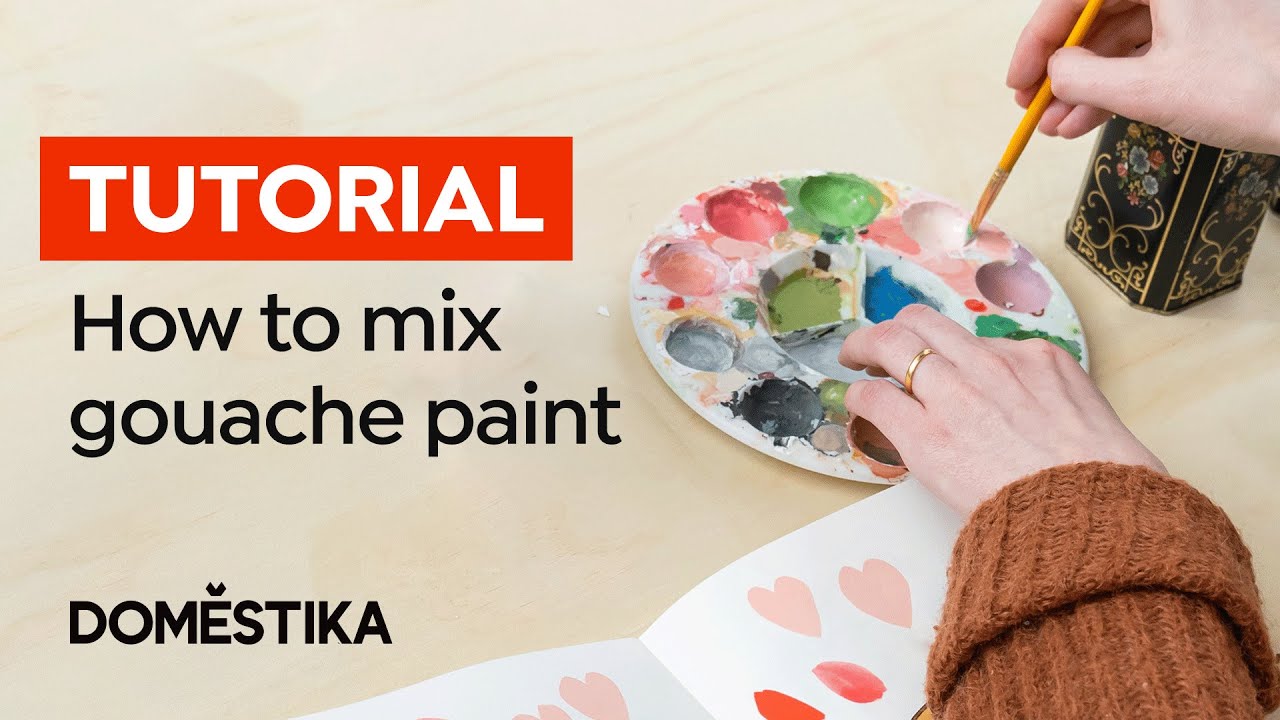 How to Mix Gouache - Painting Tutorial by Emma Block | Domestika English
