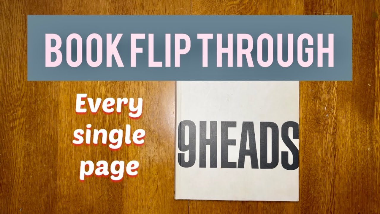 9 HEADS by Nancy Riegelman - Book flip through
