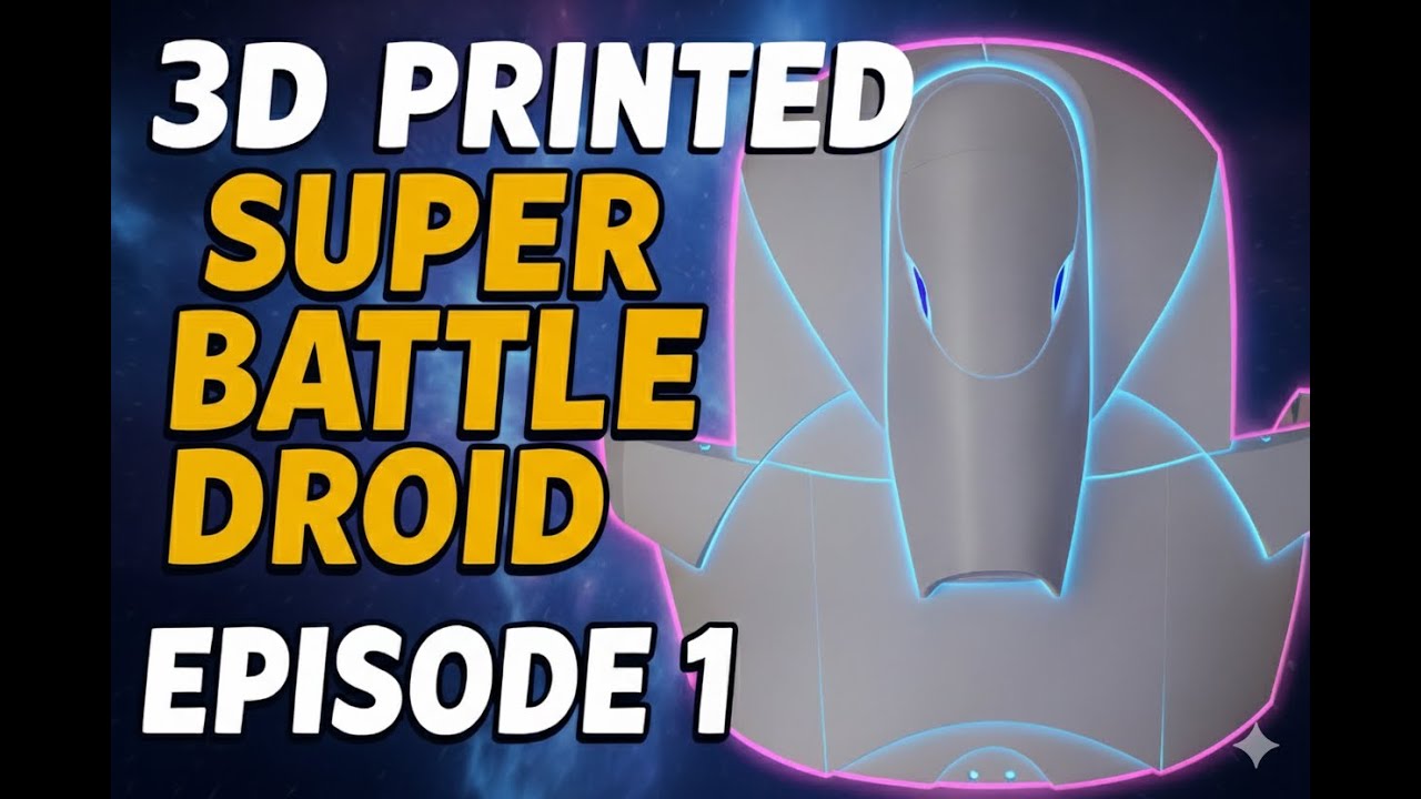 We Got MORE Done Than You Think! 3D Printed Super Battle Droid Episode 1