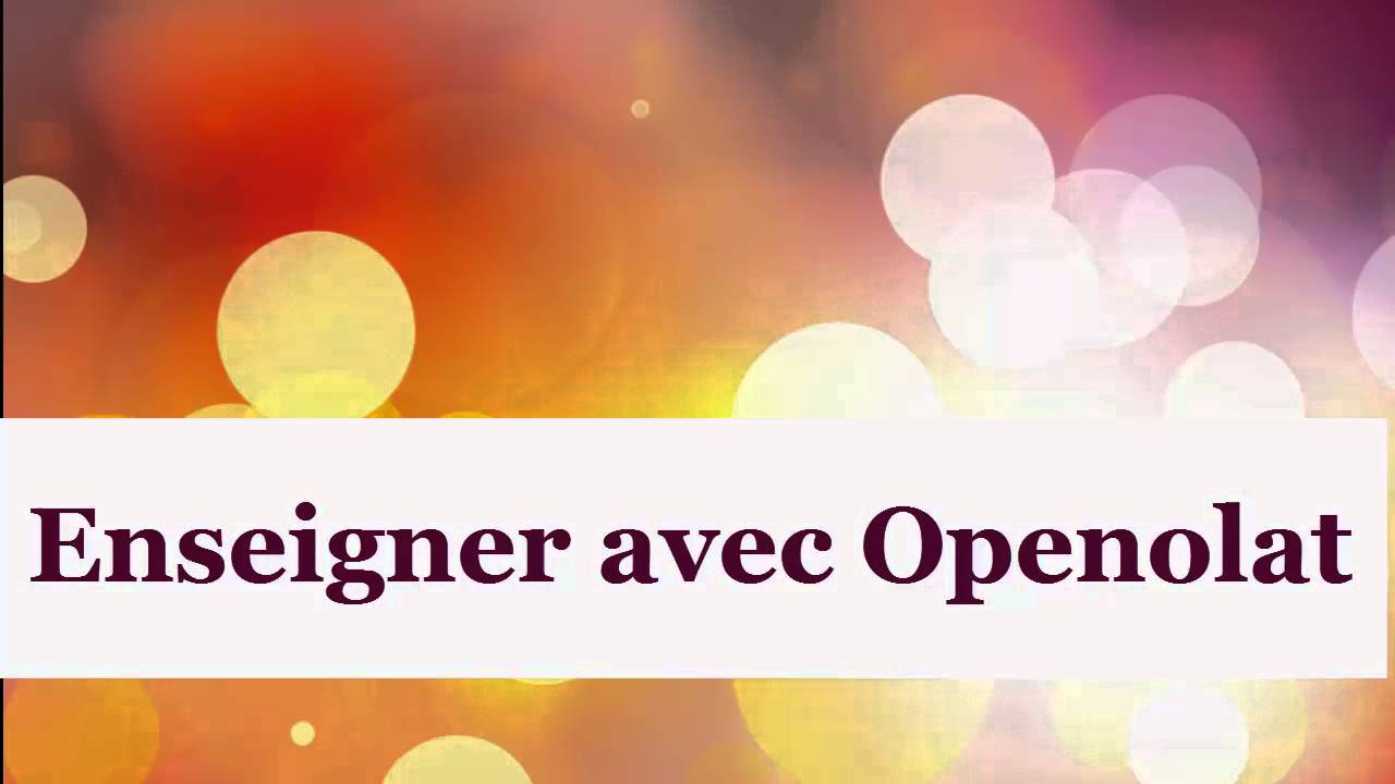 Tutoriel  openolat en Français