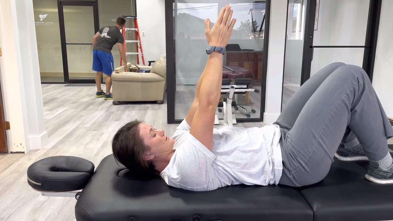 Chin Tuck Lift with Scapular Squeeze