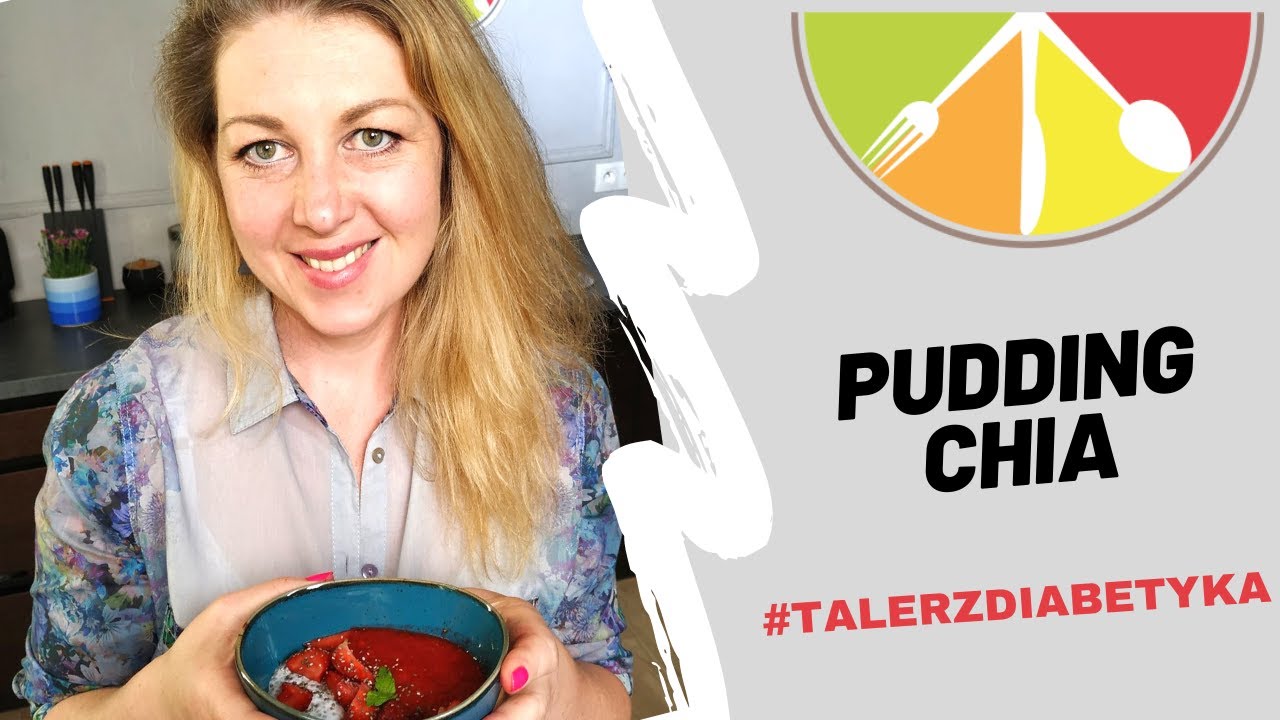 Pudding chia na kefirze z truskawkami - śniadanie dla diabetyka