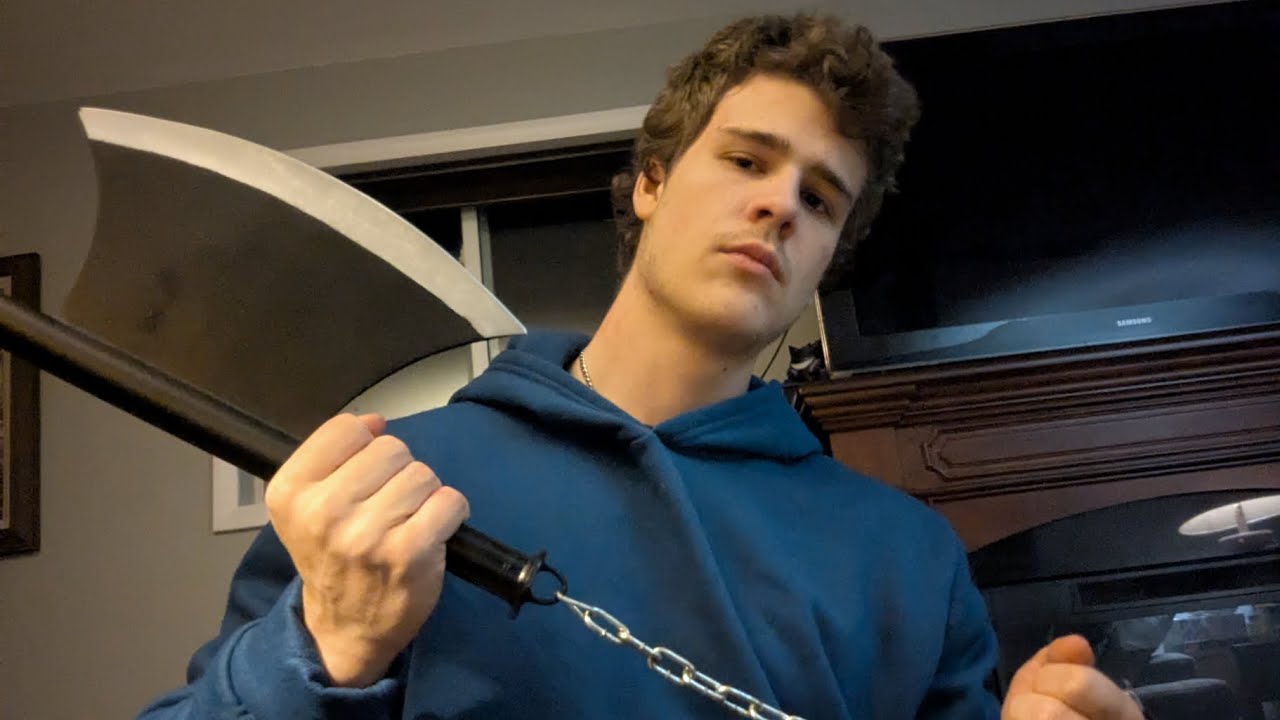 Gyomei's Nichirin Axe and Flail from Demon Slayer Review