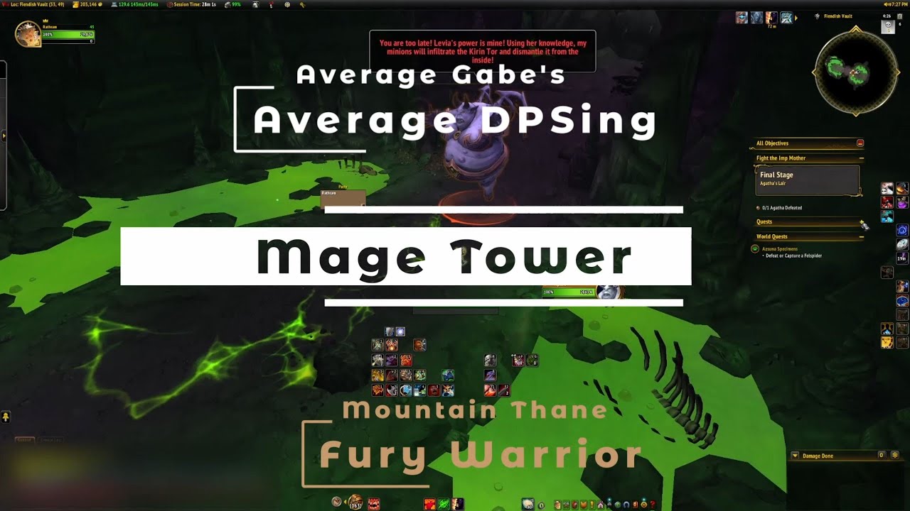 Fury Warrior | Mage Tower | TWW 12.0 Midnight Pre Patch