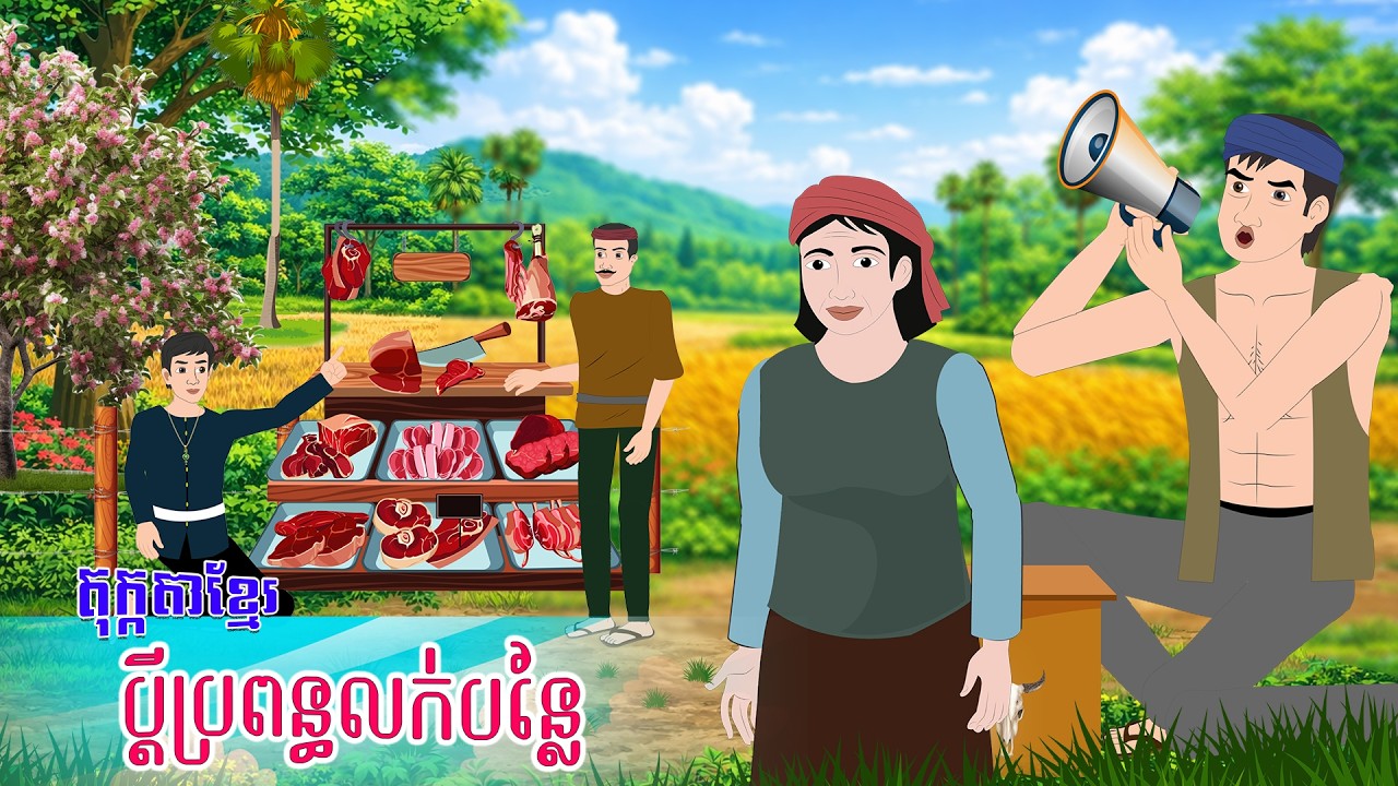 តុក្កតាខ្មែរ ៖ រឿង ប្ដីប្រពន្ធលក់បន្លែ - Story In Khmer By Tola Film #តុក្កតាខ្មែរ #khmerstory