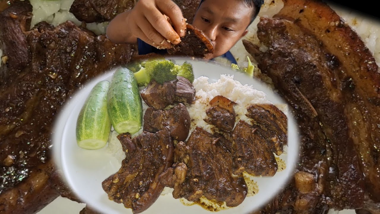 Pork With Anishi Ao Naga Dish //Nagaland Traditional Food Mukbang.