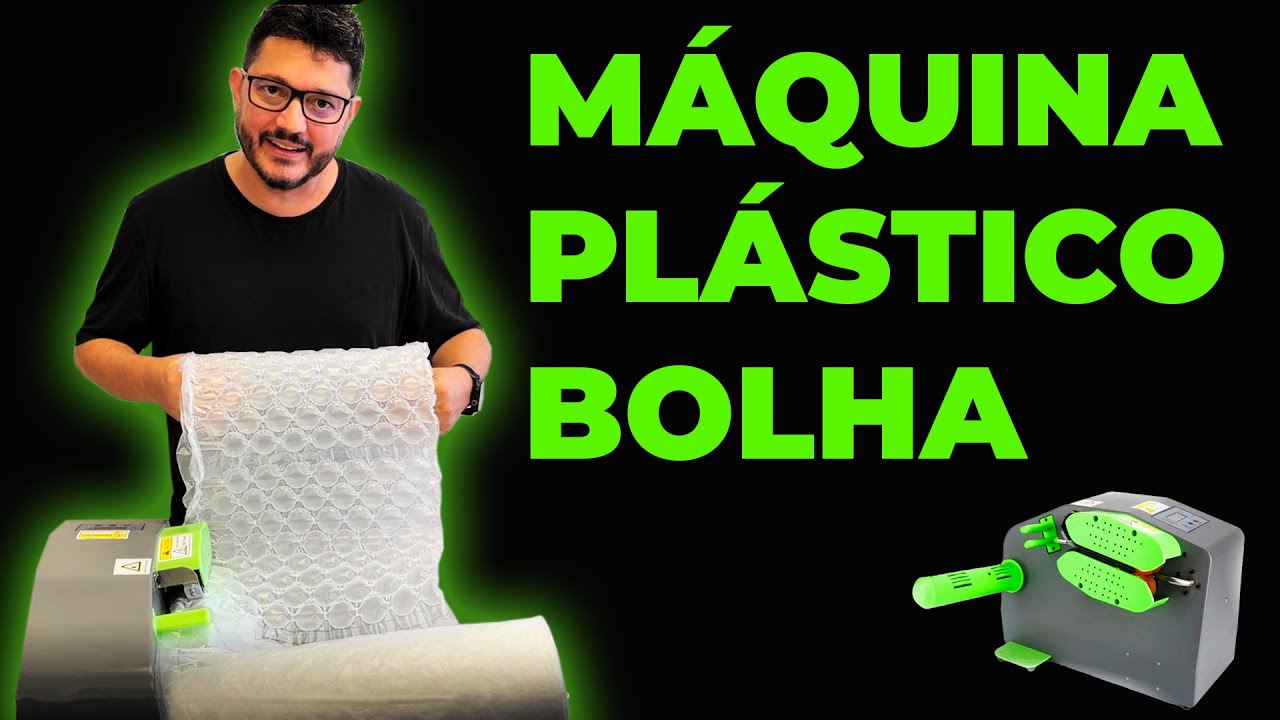 Máquina de Fazer Plástico Bolha para Ecommerce: Unboxing Completo e Teste Real