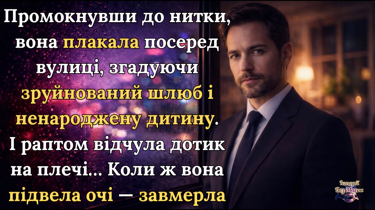 Брак, сльози і випадкова зустріч що перевернула її життя...