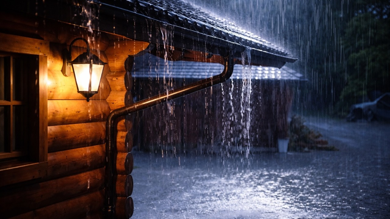 Drift Into Deep Sleep with Heavy Rain & Thunder on Tent Roof | Powerful Rain Sounds for Sleeping