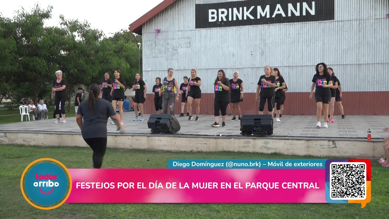 FESTEJOS por el DÍA DE LA MUJER  en el PARQUE CENTRAL