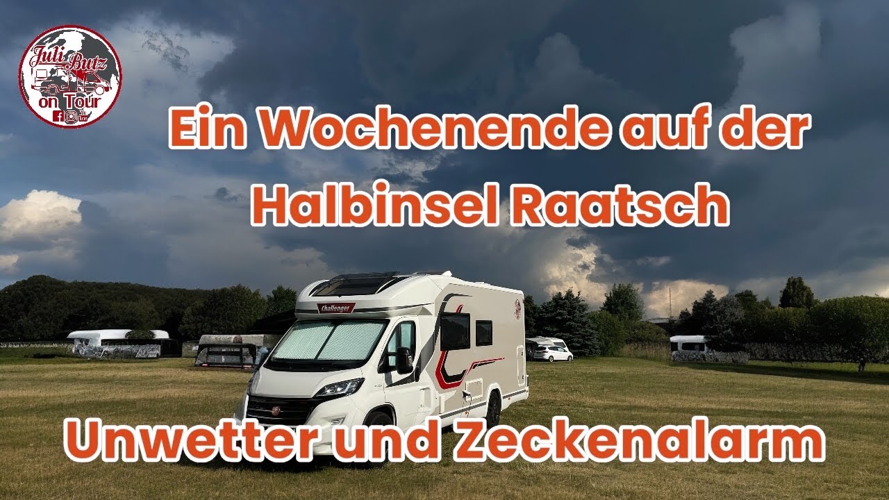 Ein Wochenende auf der Halbinsel Raatsch/Märkische Heide,Unwetter-und Zeckenalarm#camping#spreewald