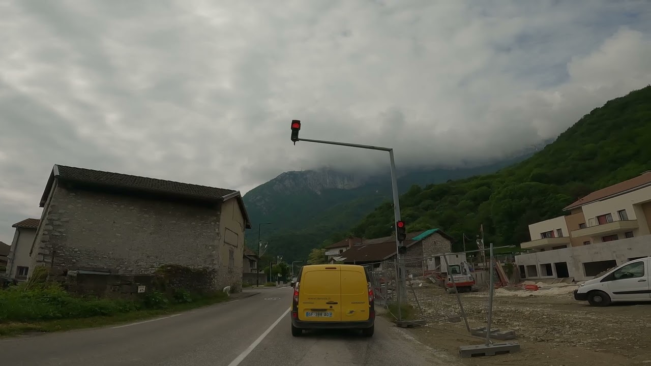 Pt4: 4K Road Trip Europe | Virtual Cycling Workout | Scenic Ride from Lyon to Milan, Italy