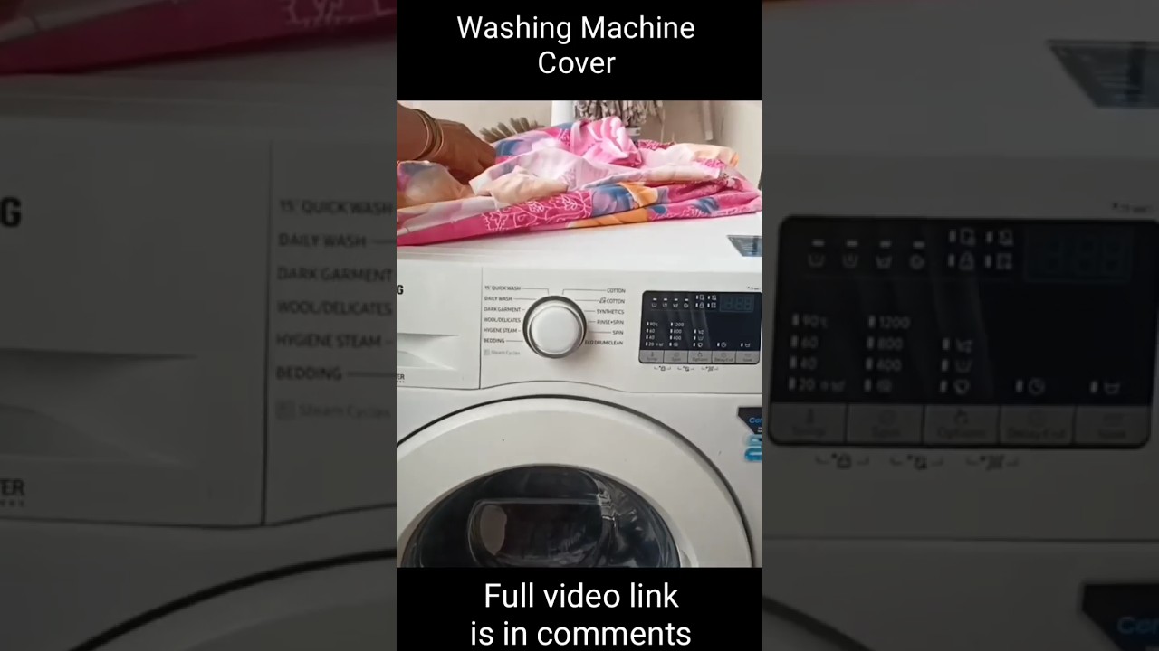 Washing Machine Cover // DIY