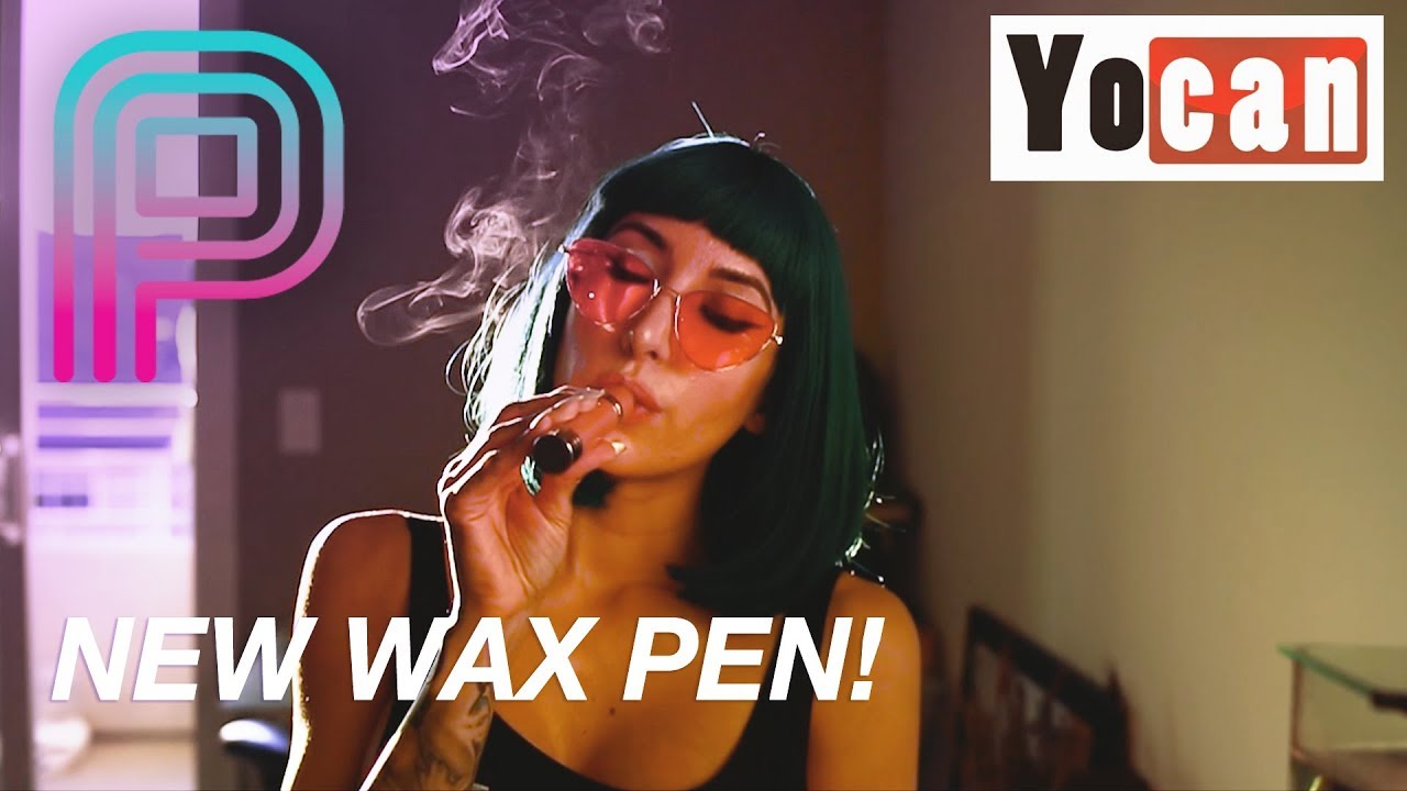 CANNABIS MODEL MISTY SMOKING NEW WAX PEN! Yocan Evolve Plus XL vaporizer tutorial