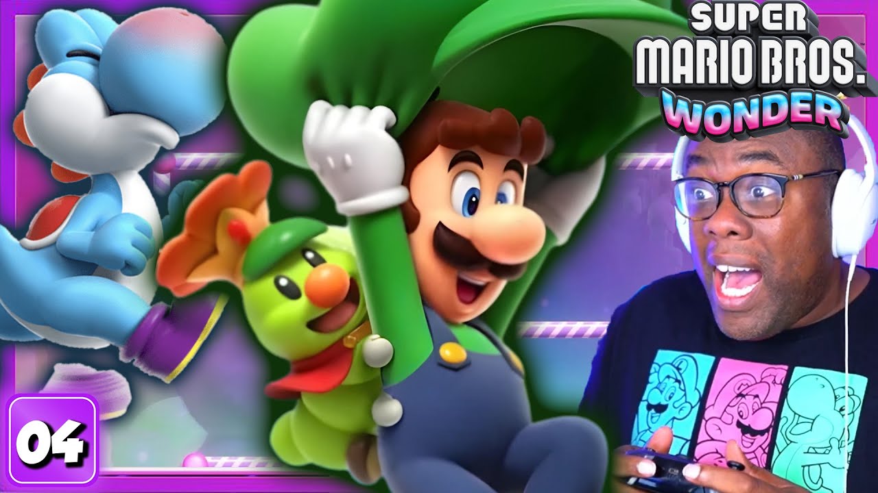 LUIGI TIME | Super Mario Bros. Wonder | Part 4 | Black Nerd Games