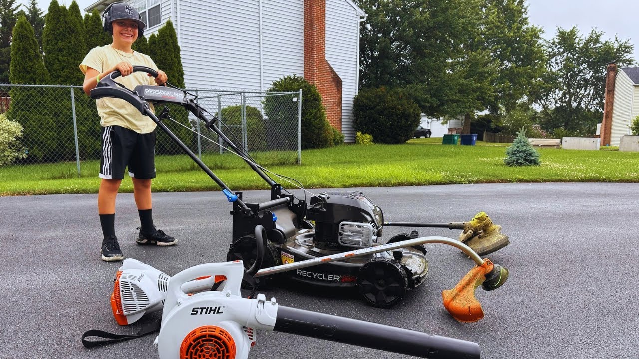 After Mowing Everyone Else’s Lawns…. It’s Finally My Turn!