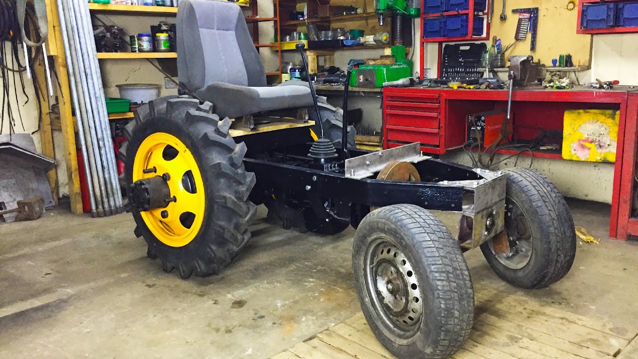 ТРАКТОР из МЕТАЛЛОМА. Передняя подвеска, Сцепление и КПП.Tractor Restoration .