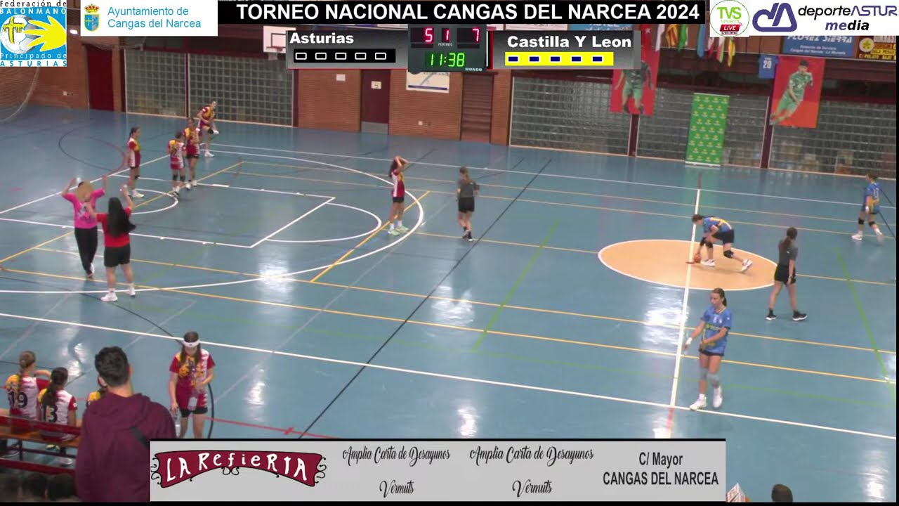 ASTURIAS 🆚 CASTILLA Y LEON🔴FINAL INFANTIL FEMENINA🏆 CANGAS DEL NARCEA 2024 #balonmano