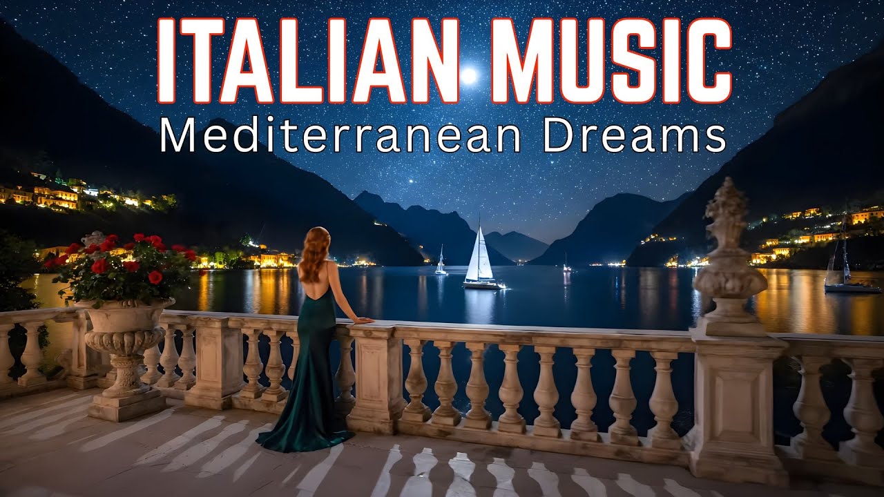 🎶 Italian Vibes & Mediterranean Music 🎶 2+ Hours Scenic Amalfi Coast & Lake Como Escape 4K