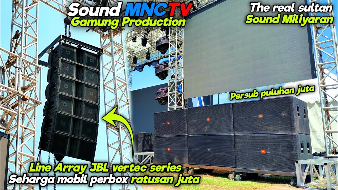 SUPER MEWAH !!! Review Sound Sultan Gamung Production full spek JBL budget milyaran