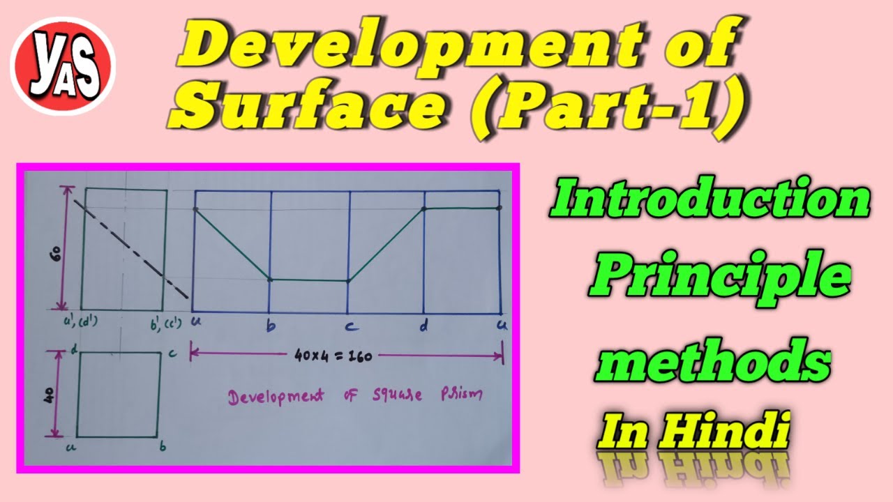 Development of surface (part-1) with yogesh sakpal in Hindi | introduction of development of surface