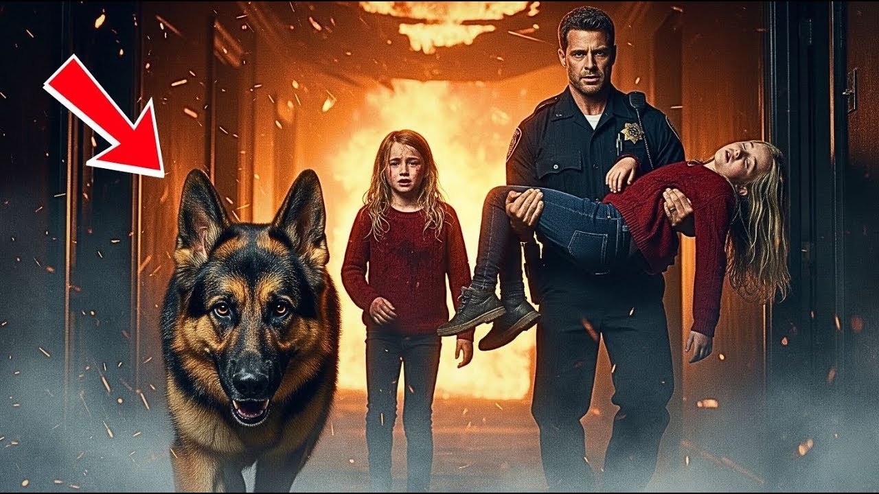 Officer and His K9 Found Twin Girls Inside the Flames After Received an Emergency Call Abo