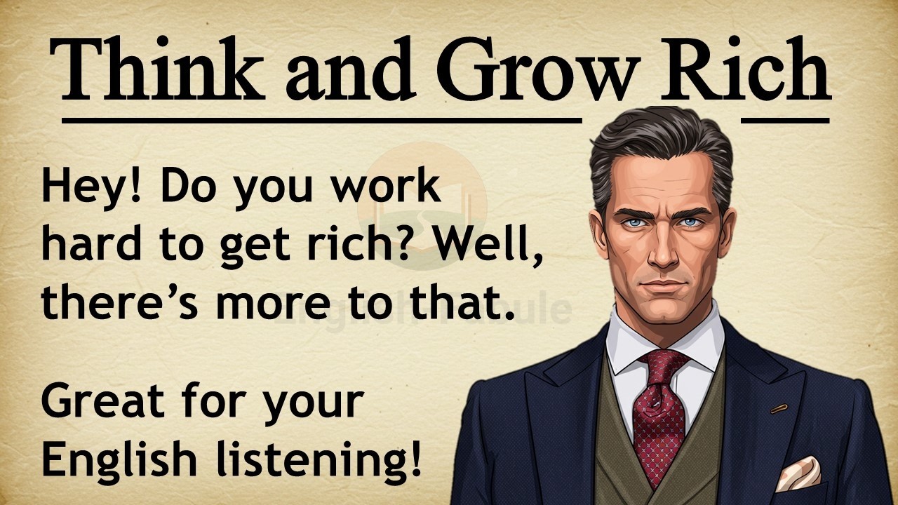 Think and Grow Rich || ✅ Learn English Through Story Level 3 || Graded Reader🎧