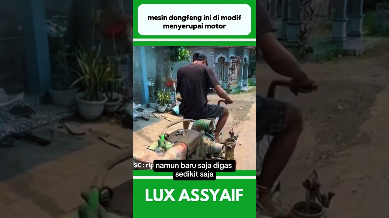 PRIA INI MEMODIF MESIN DONGFENG MENYERUPAI MOTOR #shorts