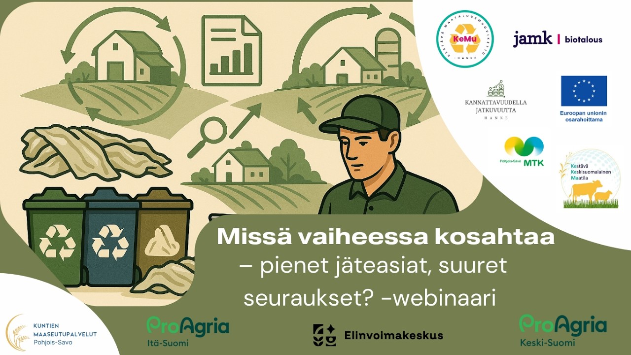 Miss&auml; vaiheessa kosahtaa &ndash; pienet j&auml;teasiat, suuret seuraukset? -webinaari