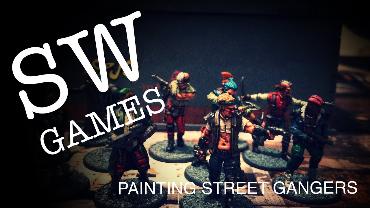 Judge Dredd Miniatures Game - Painting Street Gangers