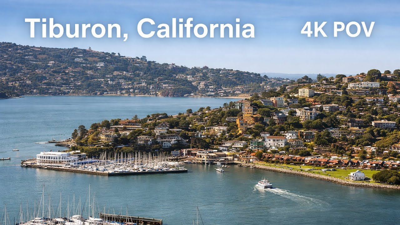 POV: You Walk Through Tiburon & Slowly Reach the San Francisco Bay