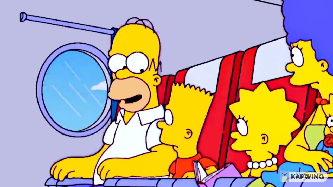 Homer the clown becomes ghost