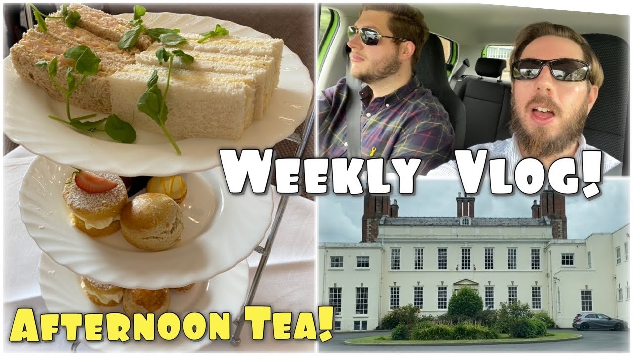 BRITISH AFTERNOON TEA IN A COUNTRY HOTEL & MORE! Elliot & Matt WEEKLY VLOG 2020!