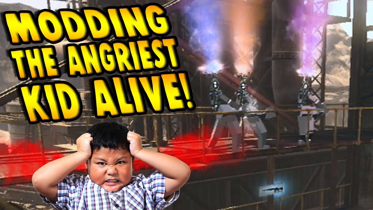 ZOMBIE MOD TROLLING THE ANGRIEST KID EVER!!!