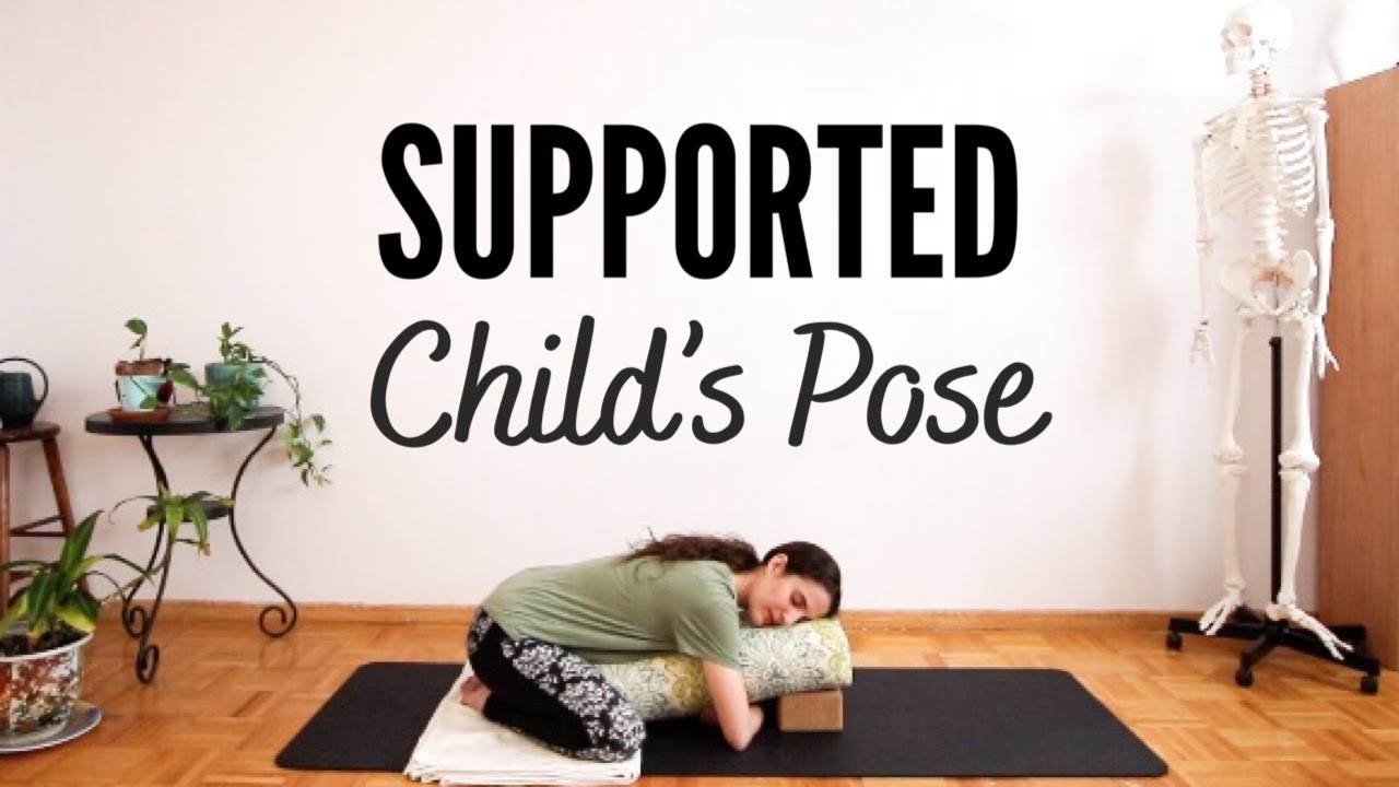 Restorative Yoga - Supported Child's Pose | Fluid Soma