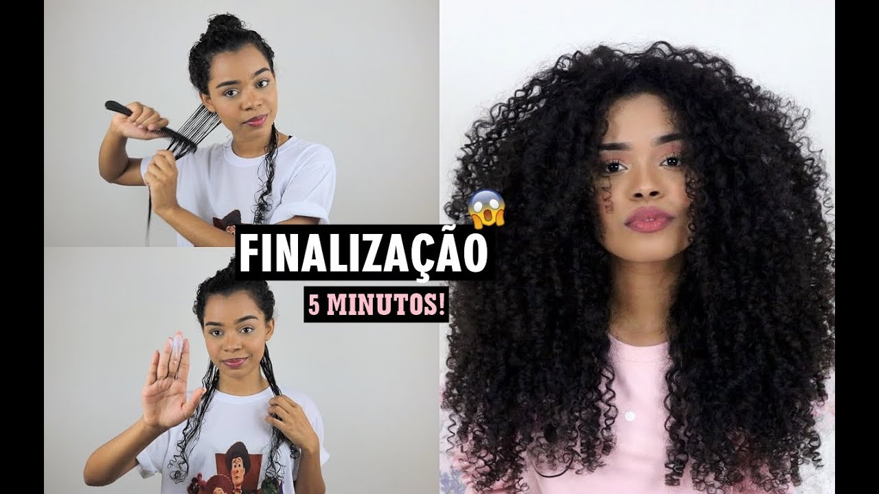FINALIZAÇÃO PARA CABELOS CACHEADOS EM 5 MINUTOS por Daniela Santos