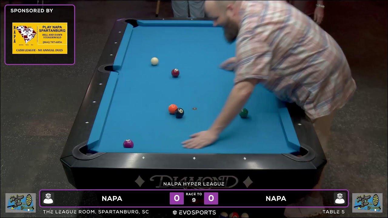 NAPA vs NAPA - THE LEAGUE ROOM - TABLE 5 | EvoSports