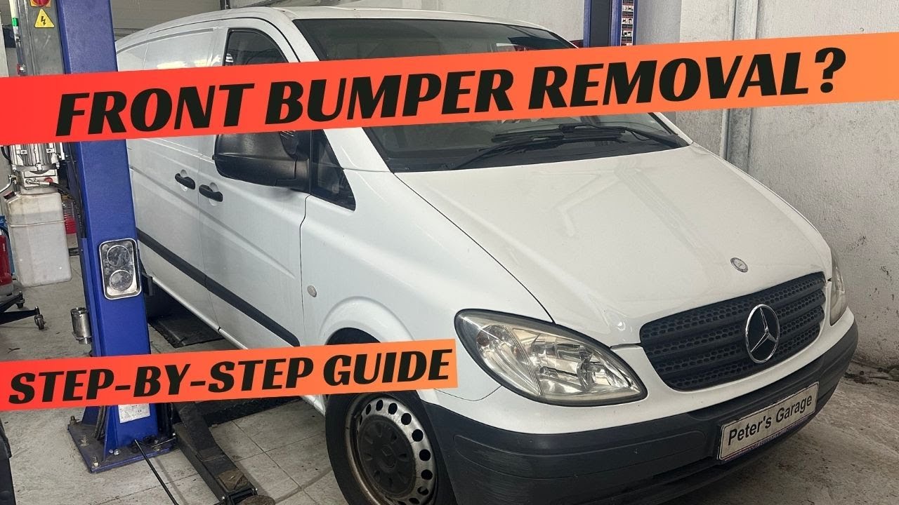 Mercedes Vito W639 Front Bumper removal replacement