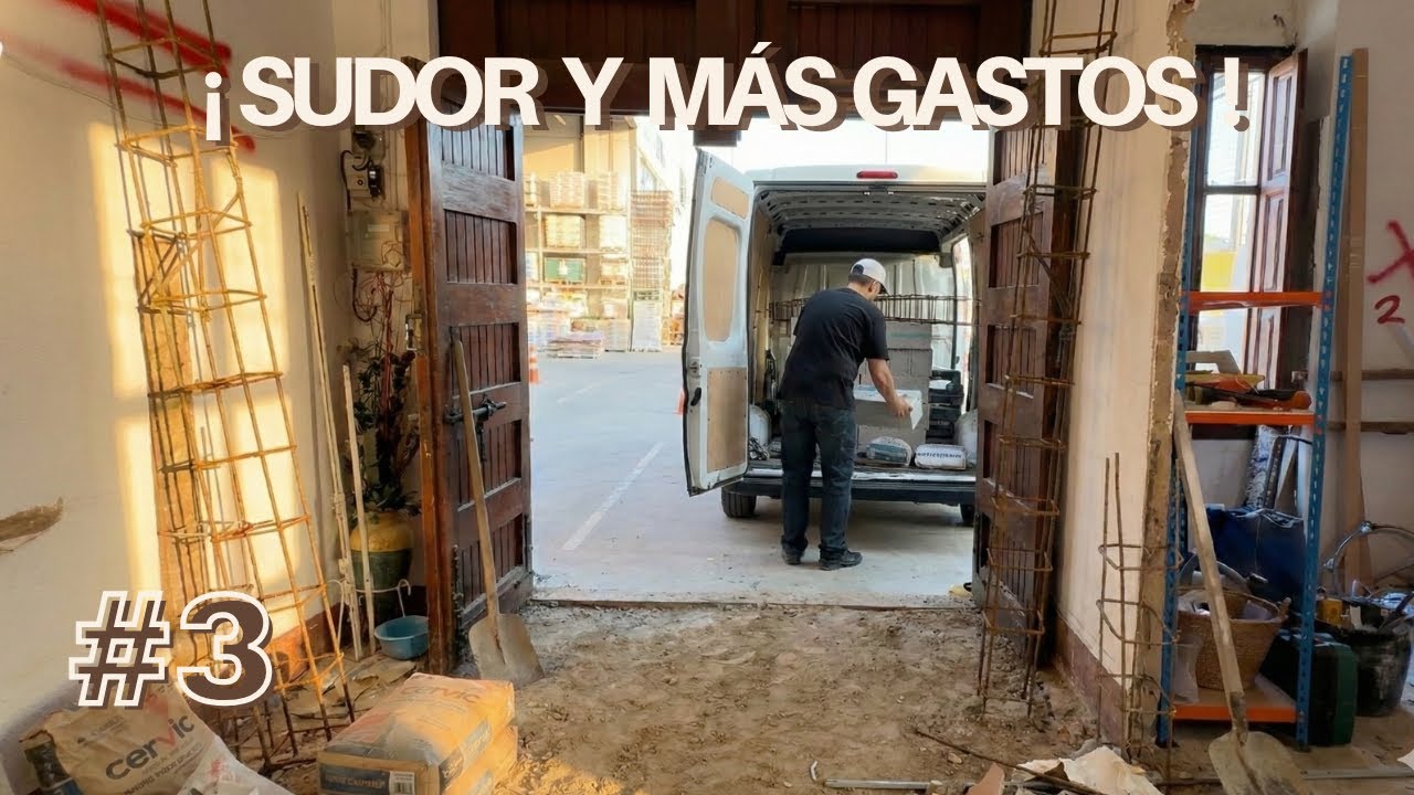COMPRAS + DEMOLICIÓN: Operación desagüe, materiales nuevos y cambio de entrada. | EP. 3