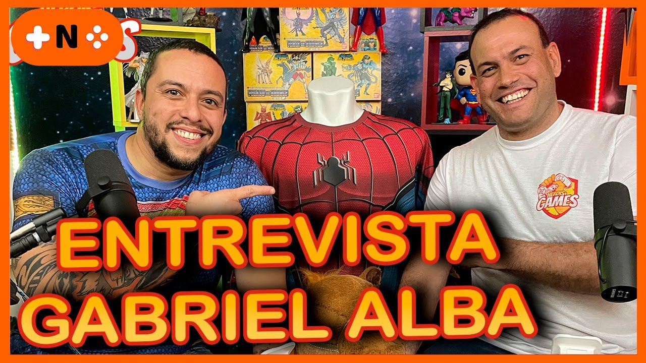 ENTREVISTA COM GABRIEL ALBA DA LINHAGEM GEEK - MEU PRIMEIRO VIDEO NO YOUTUBE (HEROIS E MAIS GAMES)