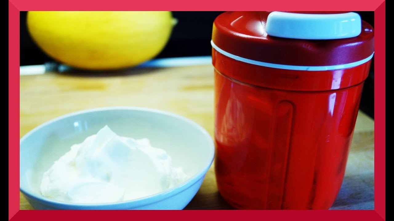 Sahne steif schlagen mit dem Tupperware Multi Chef ganz einfach