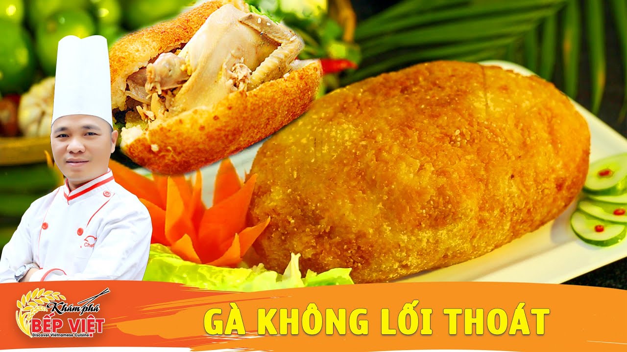 Cách làm GÀ KHÔNG LỐI THOÁT - GÀ BÓ XÔI chiên giòn ngon hết xẩy