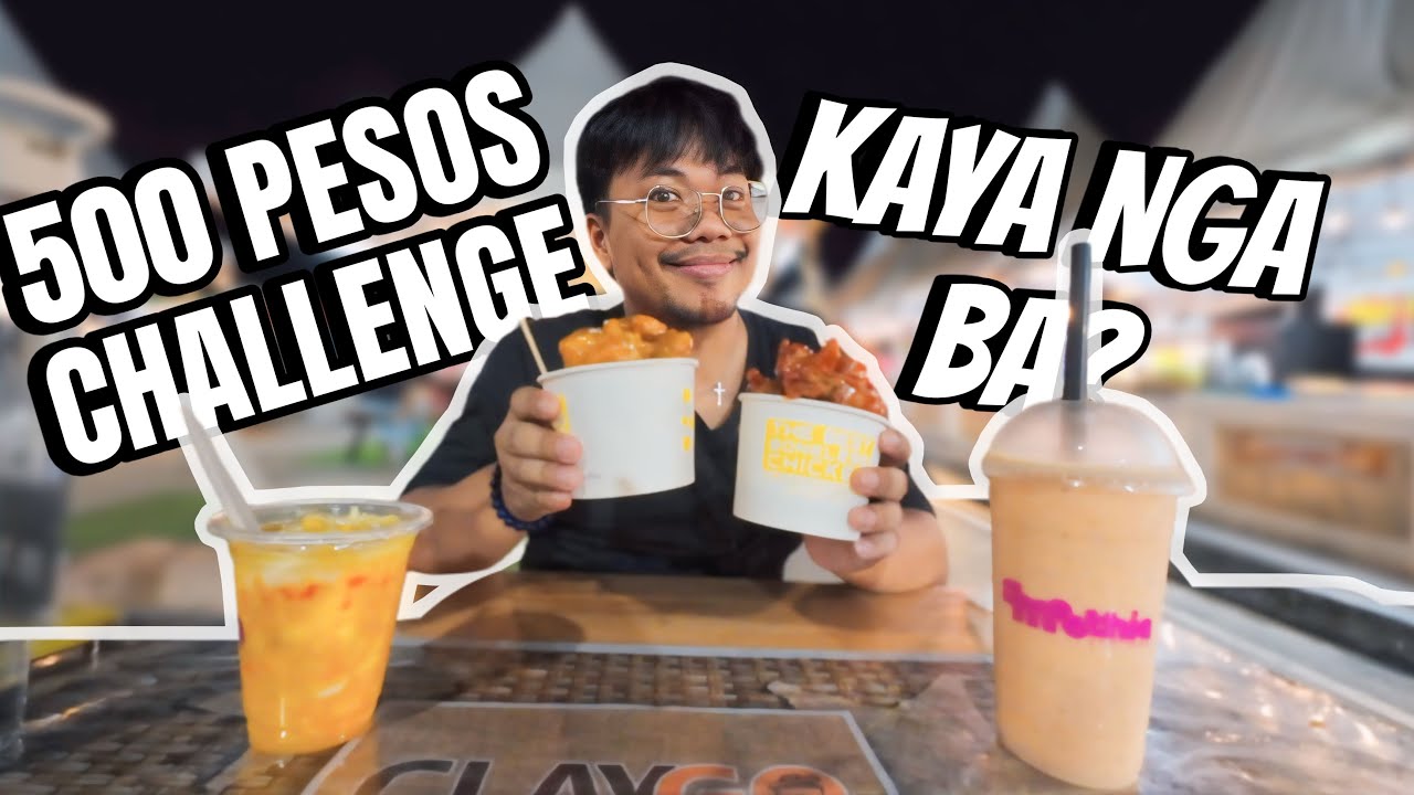 NIGHT LIFE VLOG • 500 PESOS CHALLENGE AT MAPPLE GROVE