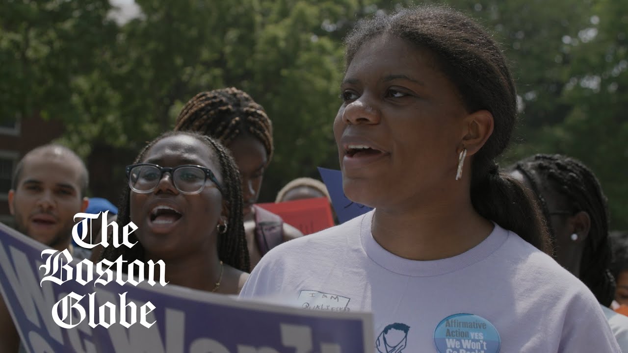 Harvard students protest Supreme Court Affirmative Action ruling