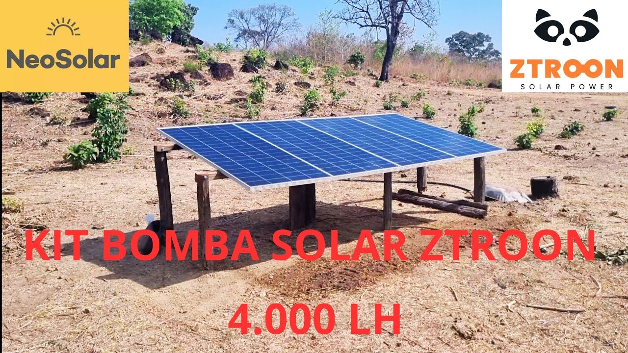 KIT BOMBA SOLAR ZTROON 3ZTPC5.2-75-96-750W #bombasolar #pocoartesiano #energiasolar #painelsolar