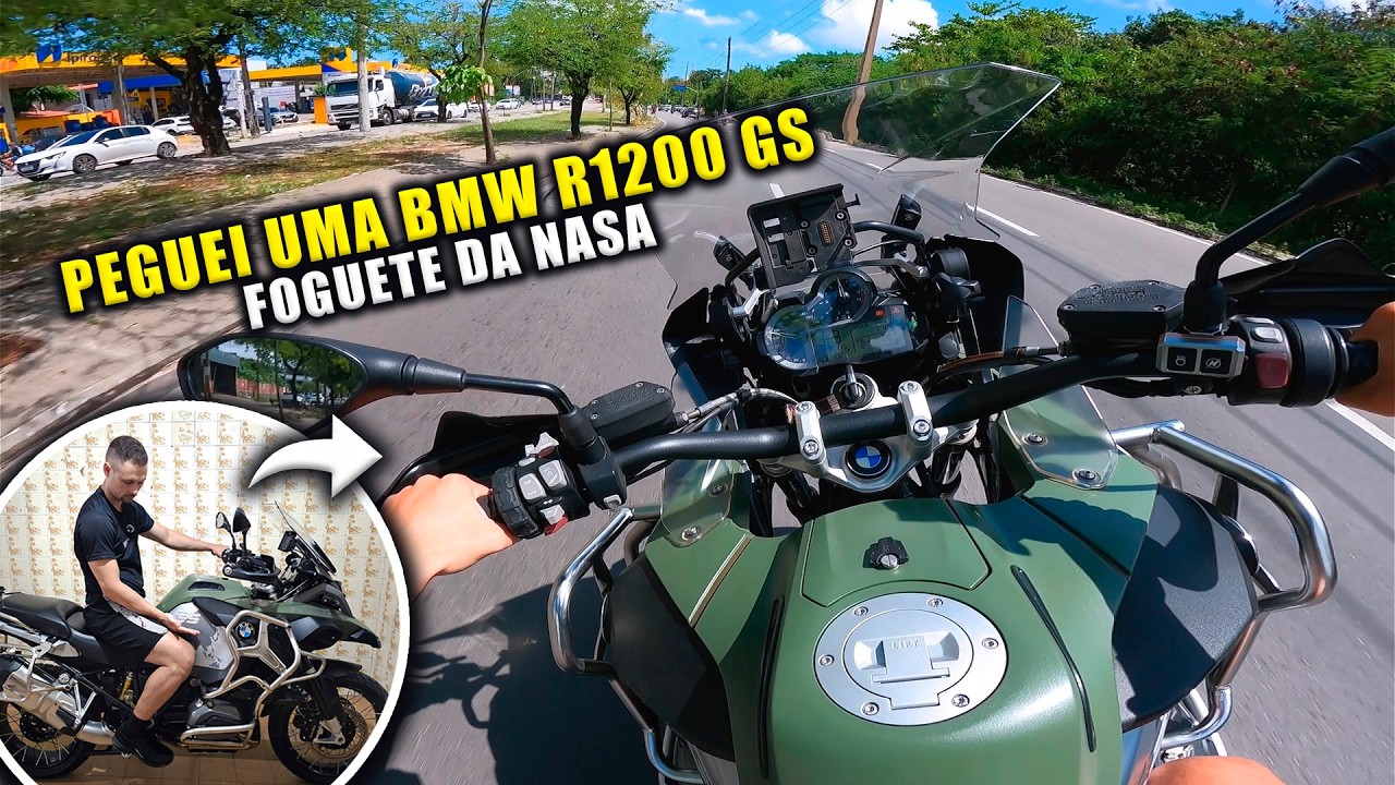 PEGUEI UMA BMW R1200 GS - FOGUETE DA NASA