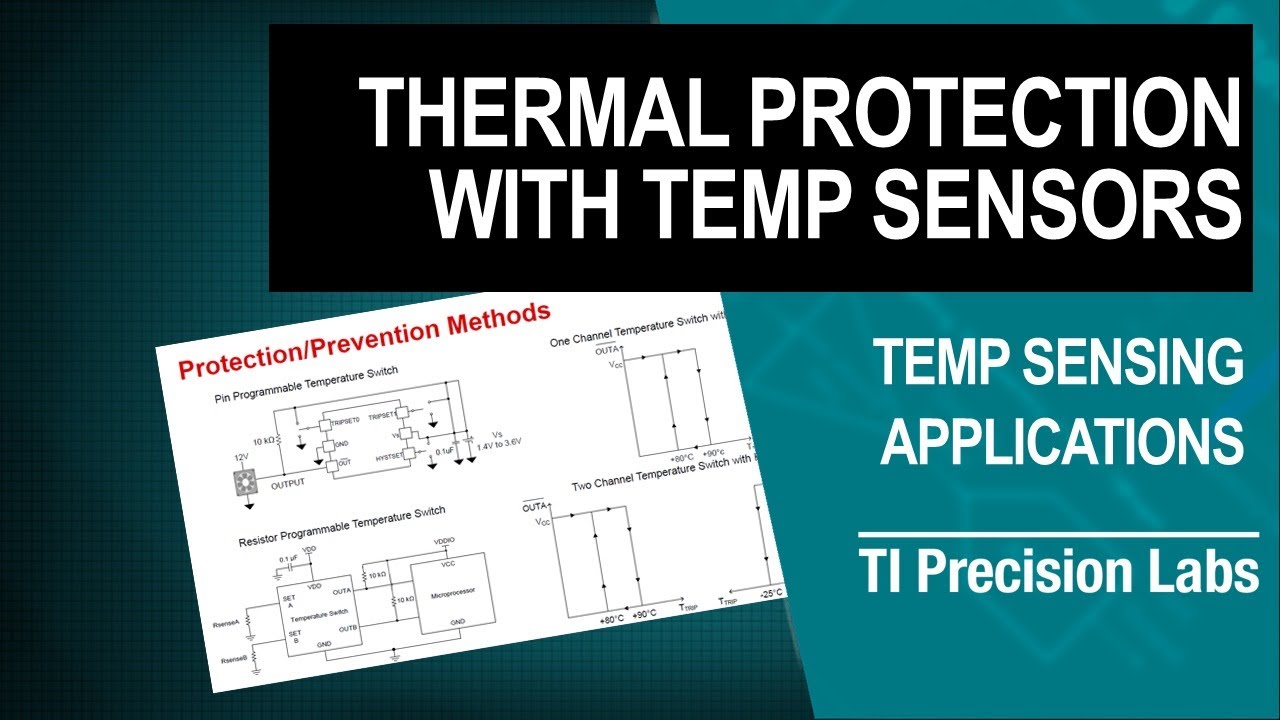 Thermal protection with silicon based temperature sensors