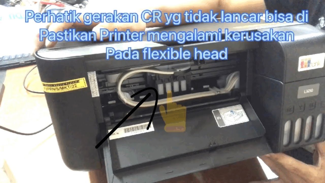 Cara perpaiki Epson L3210 lampu indikator blink nyala semua