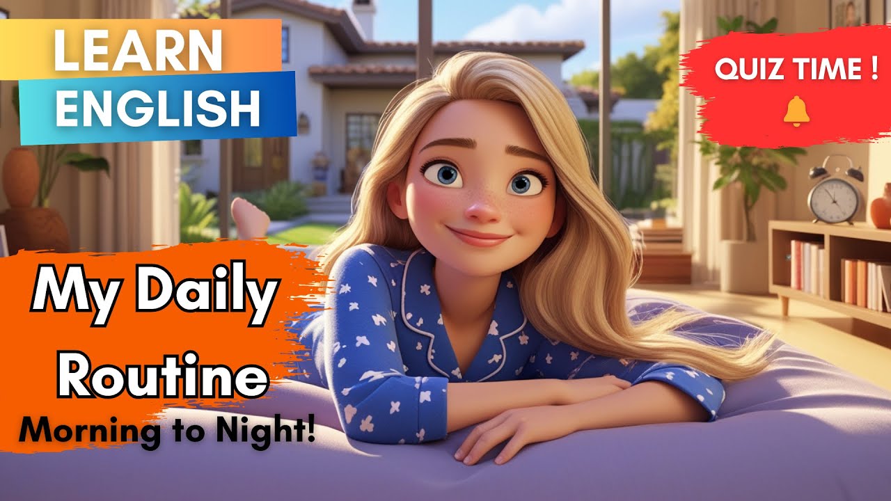 Daily Routine in English | Learn English Through Story Level 1 |Improve Your English Skills #english